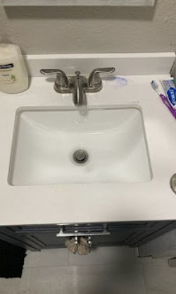 ✨Residential Bathroom Sink Clean✨